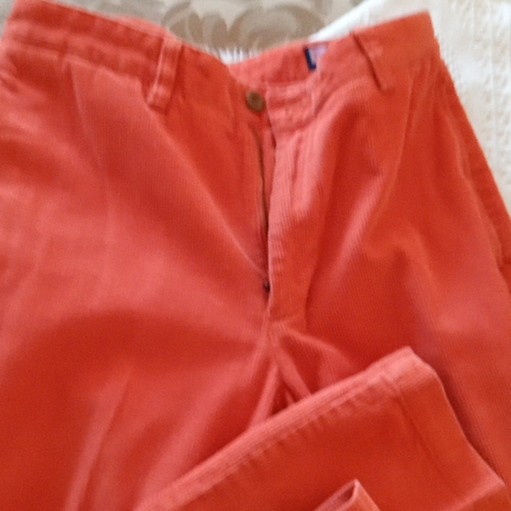 Vineyard Vines burnt orange corduroy  pants